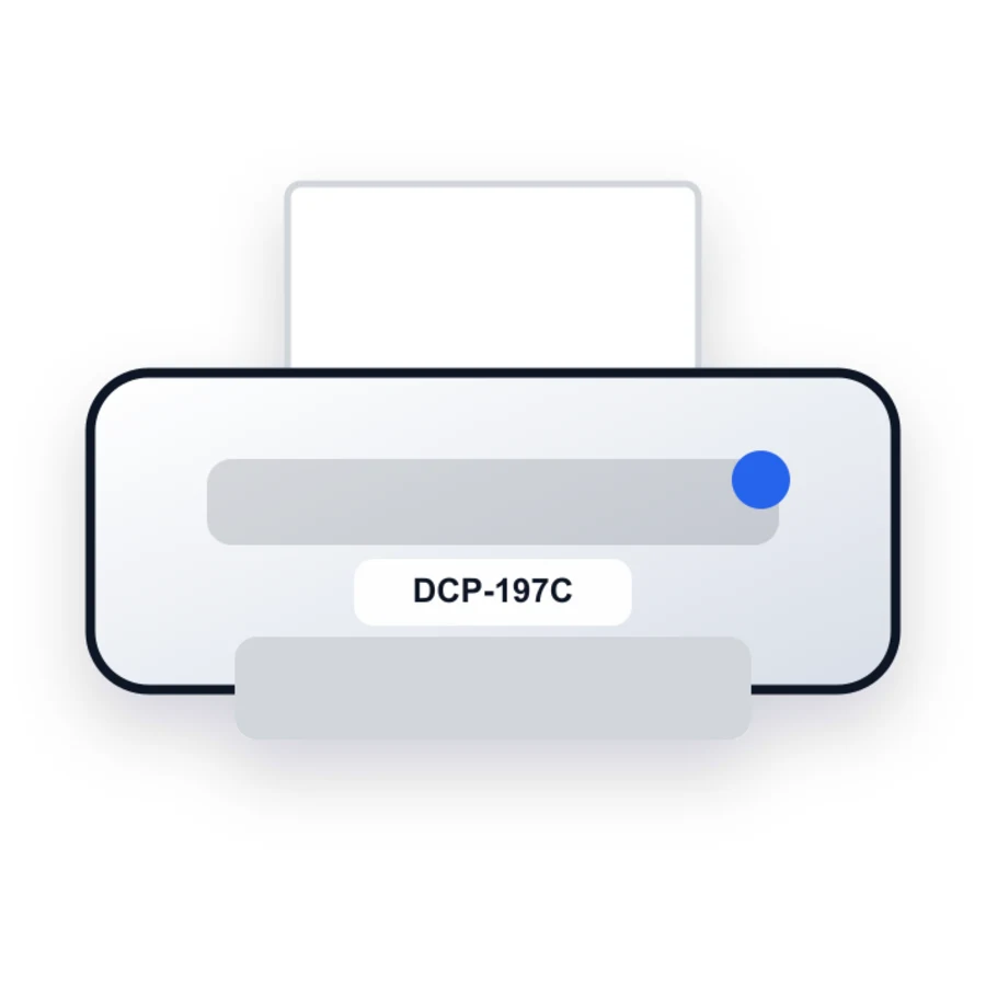 Brother DCP-197C printer illustration
