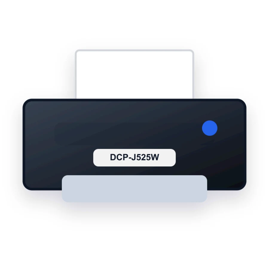 Brother DCP-J525W printer illustration