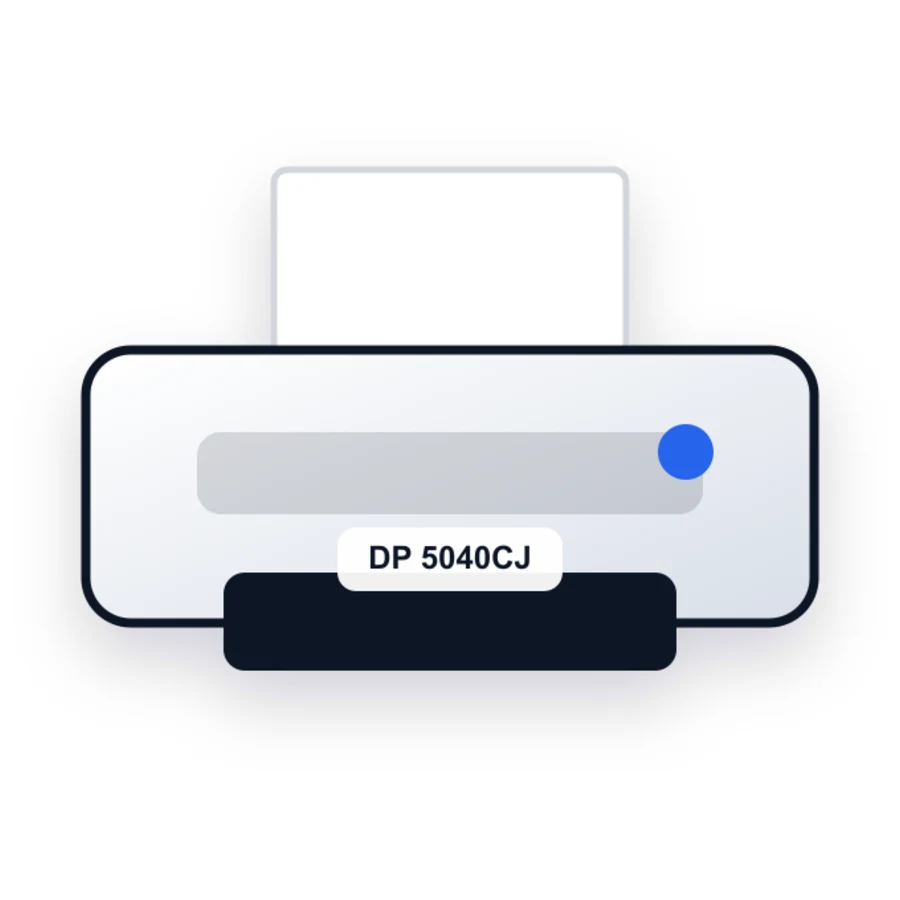 Brother DP 5040CJ printer illustration