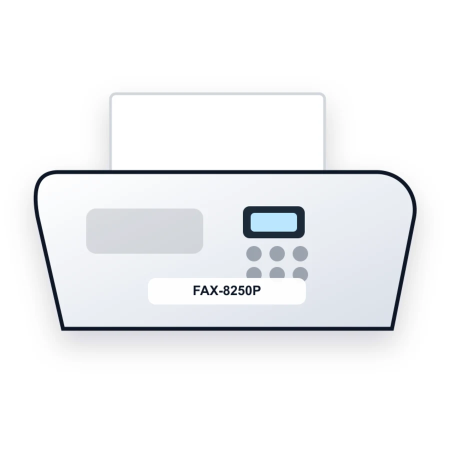 Brother FAX-8250P printer illustration