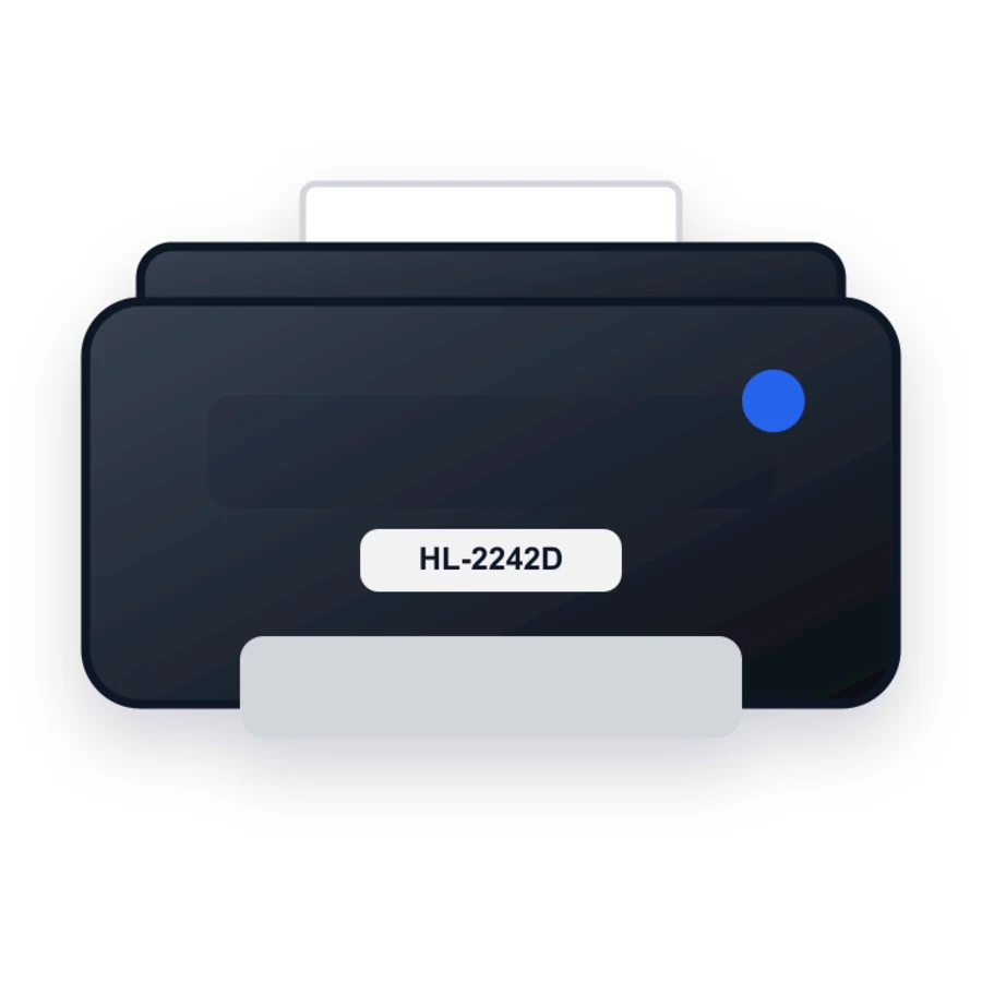 Brother HL-2242D printer illustration