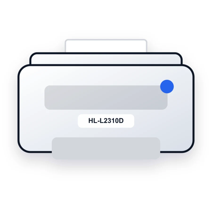 Brother HL-L2310D printer illustration