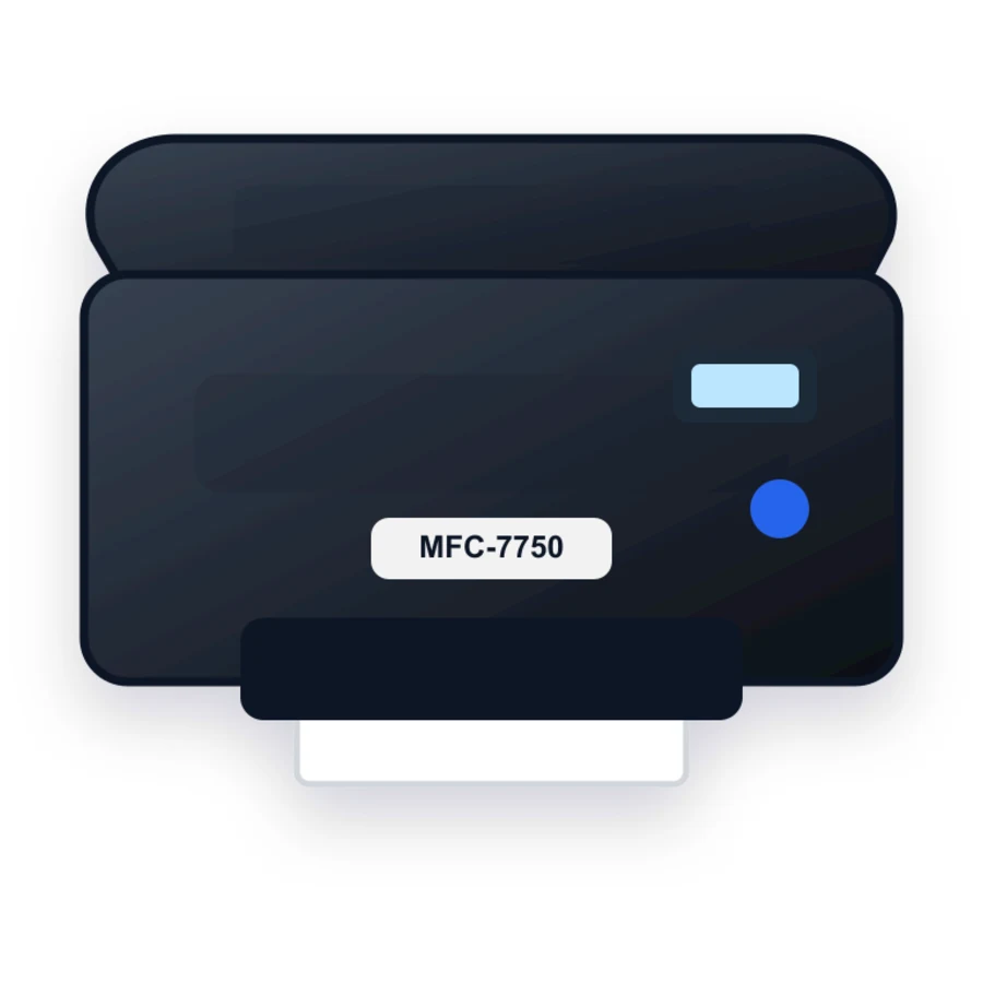 Brother MFC-7750 printer illustration