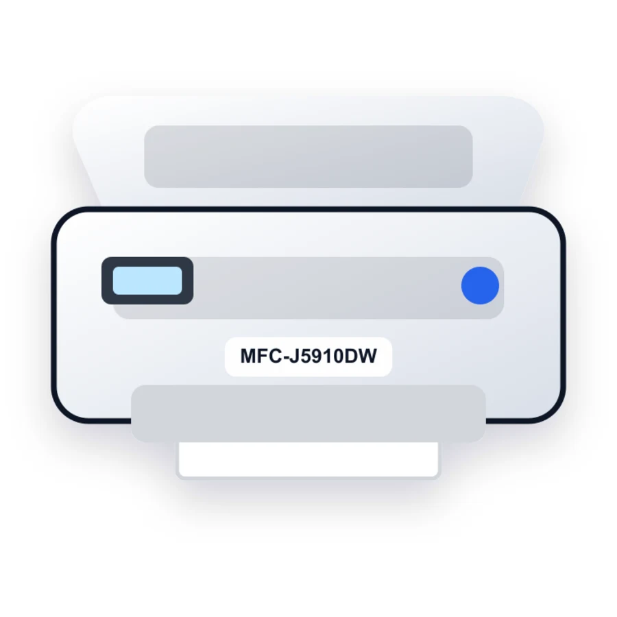 Brother MFC-J5910DW printer illustration