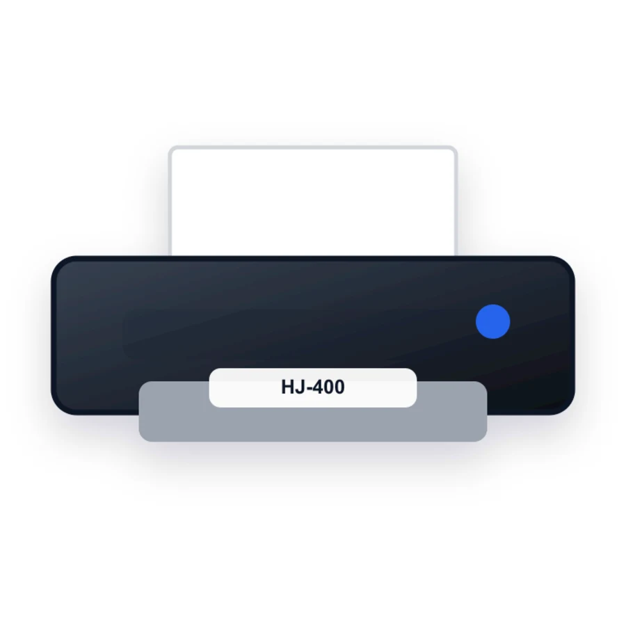 Brother HJ-400 printer illustration