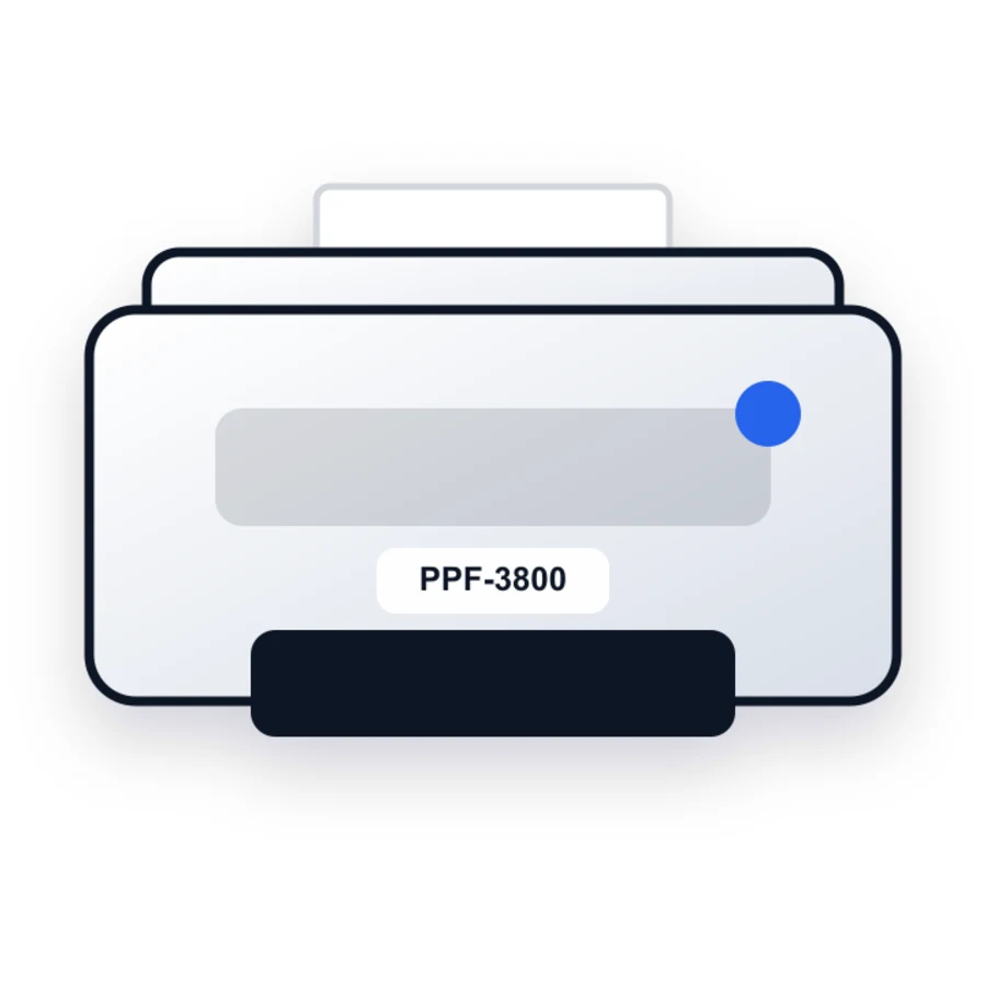 Brother PPF-3800 printer illustration