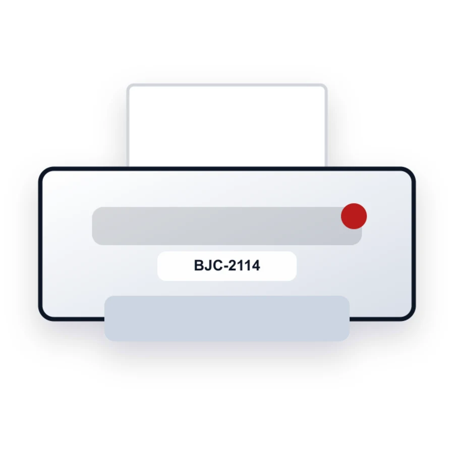 Canon BJC-2114 printer illustration