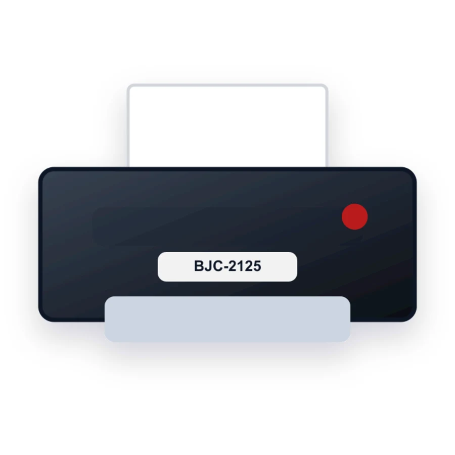 Canon BJC-2125 printer illustration