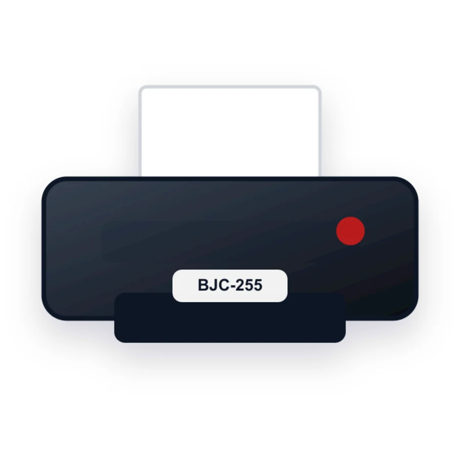 Canon BJC-255 printer illustration