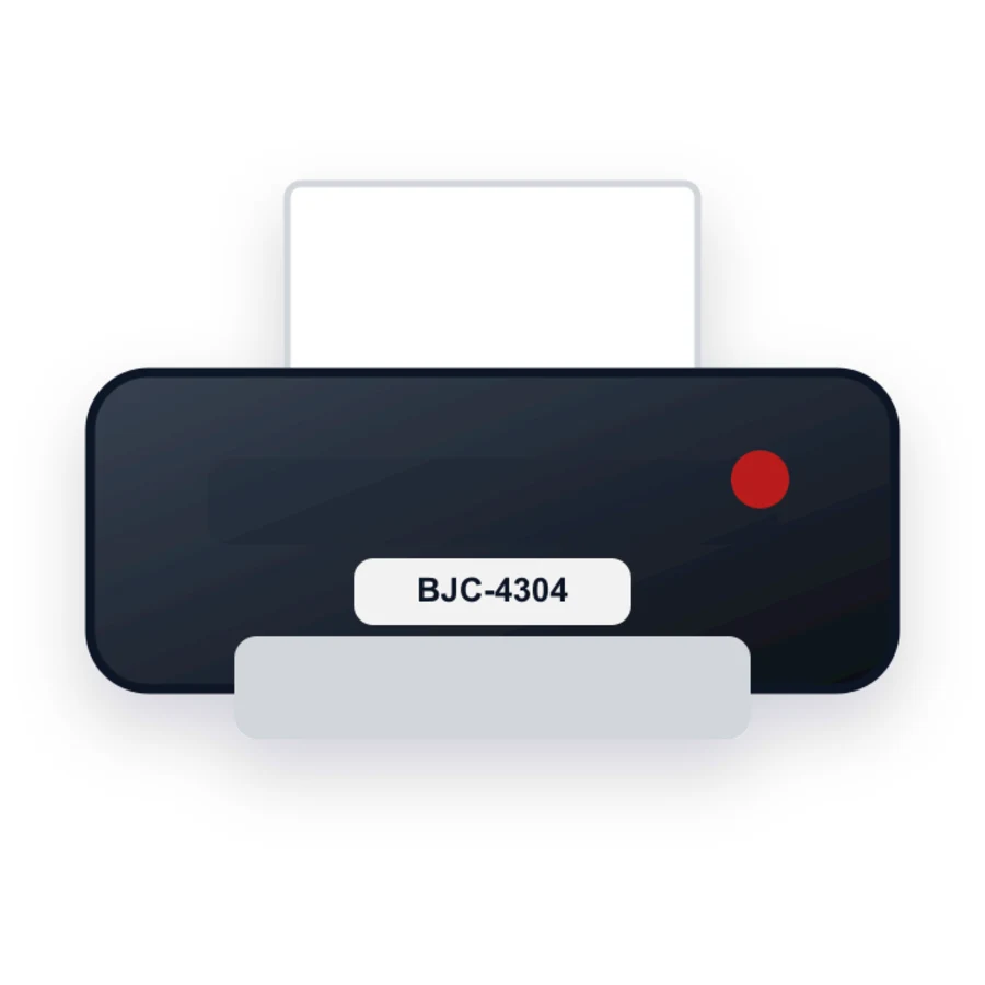 Canon BJC-4304 printer illustration