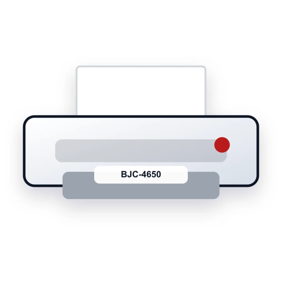 Canon BJC-4650 printer illustration