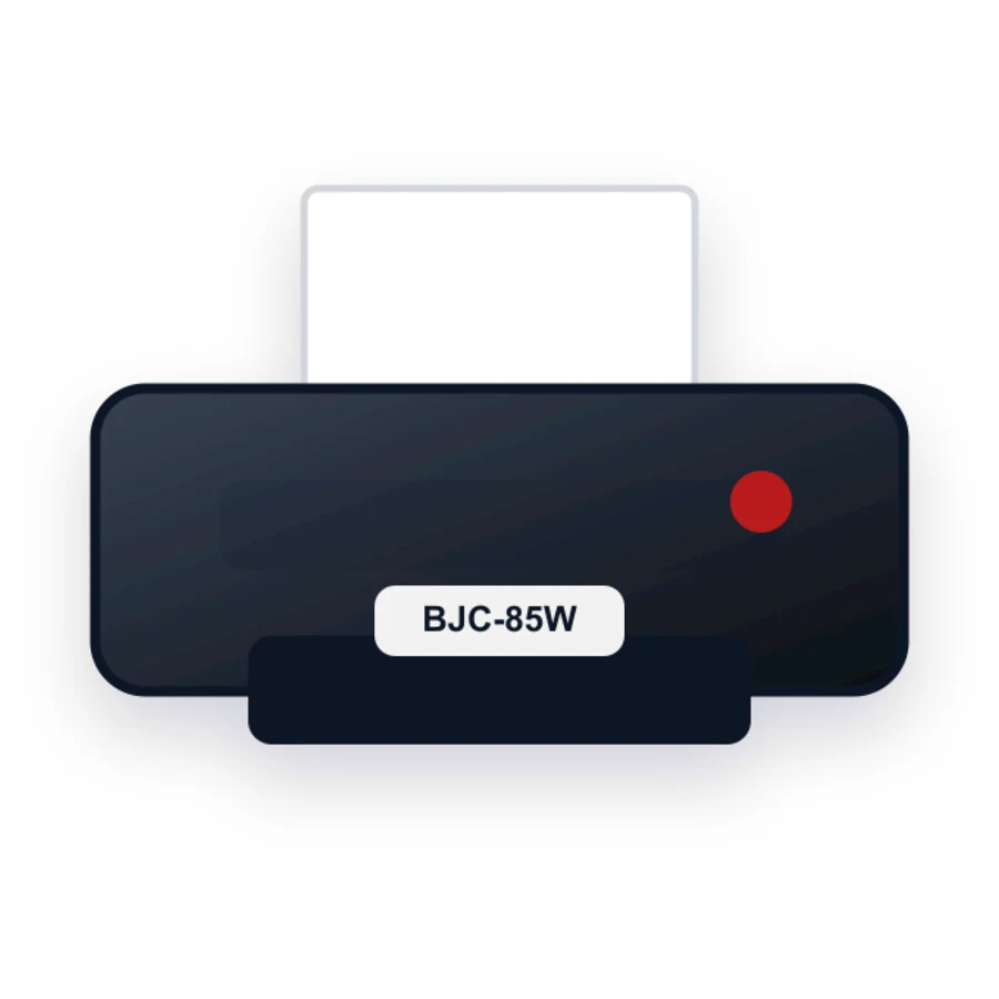Canon BJC-85W printer illustration