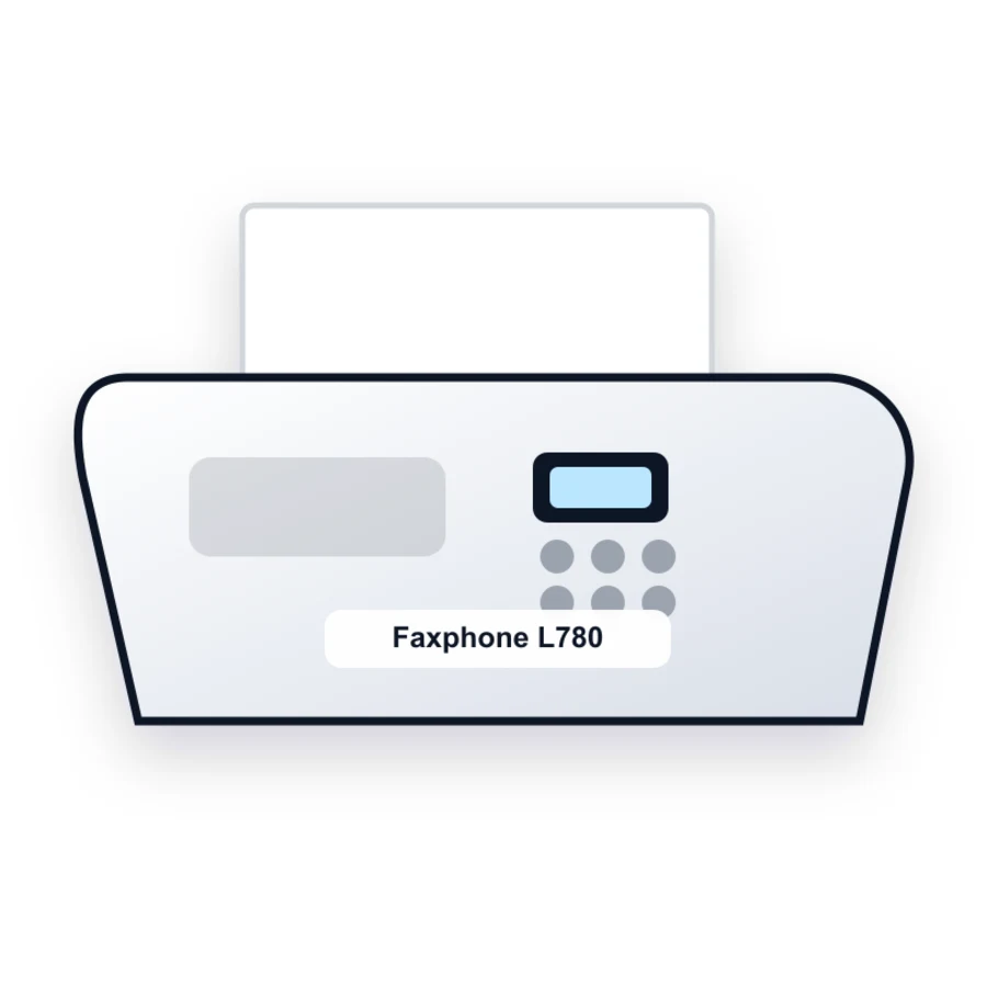 Canon Faxphone L780 printer illustration
