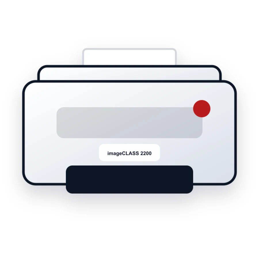 Canon imageCLASS 2200 printer illustration