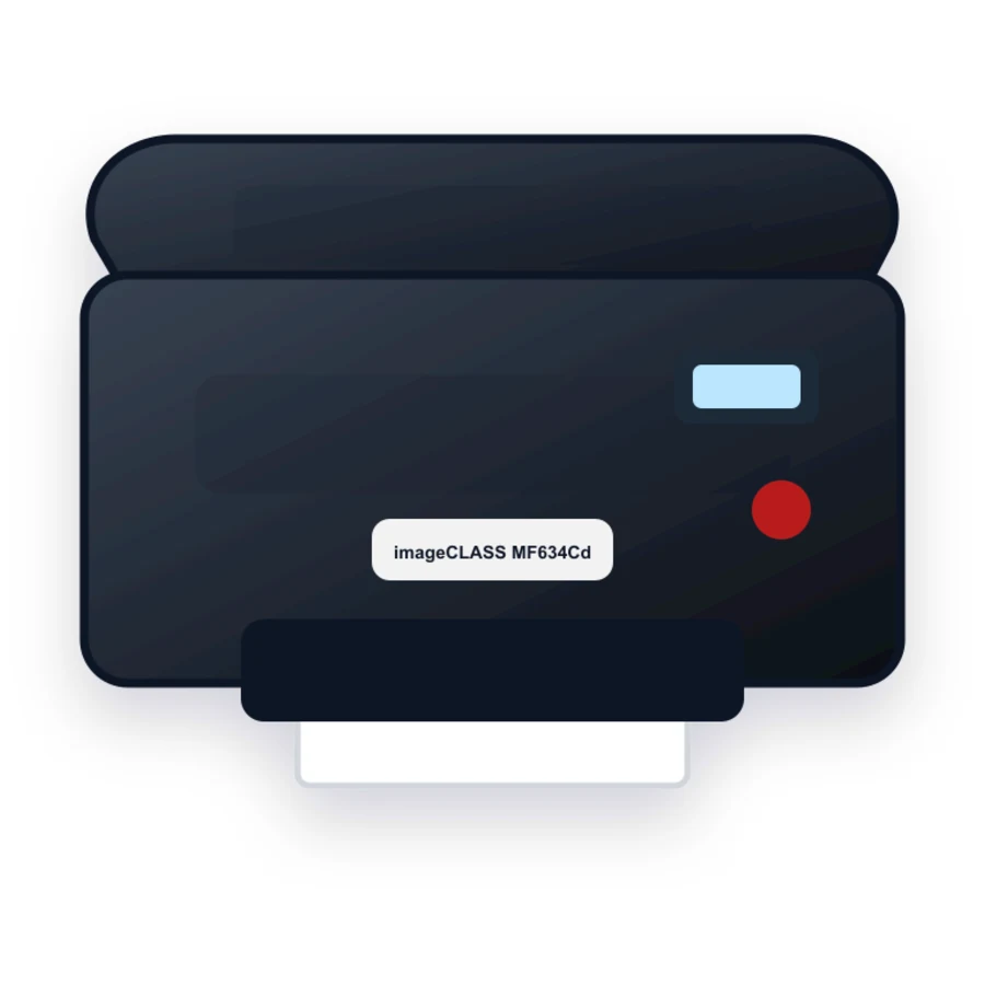 Canon imageCLASS MF634Cdw printer illustration