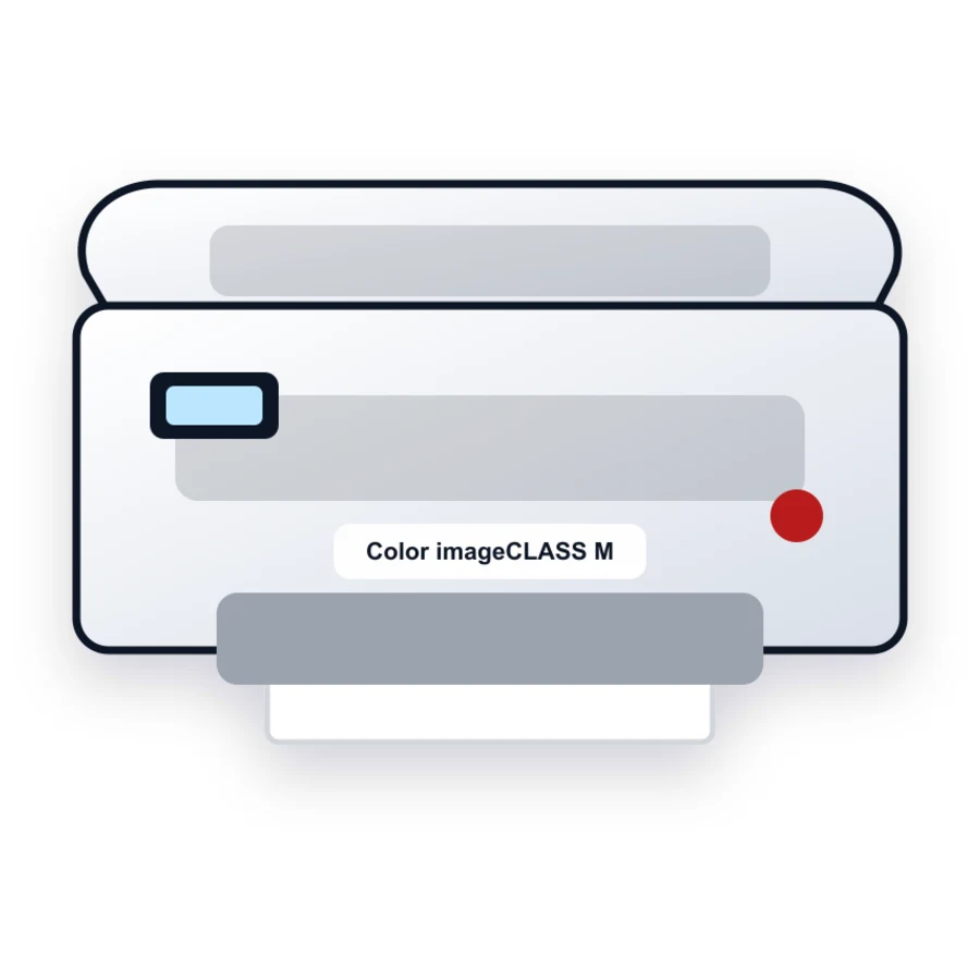 Canon Color imageCLASS MF644Cdw printer illustration