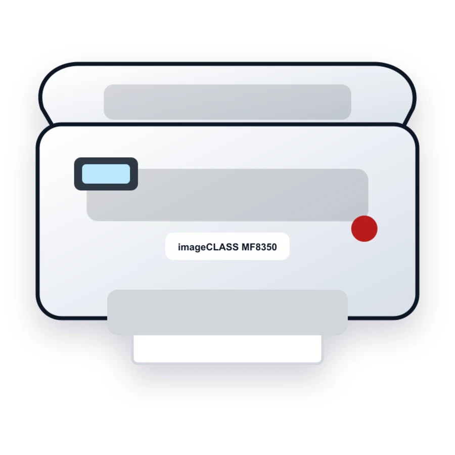 Canon imageCLASS MF8350 printer illustration
