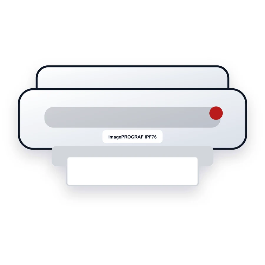 Canon imagePROGRAF iPF760 printer illustration