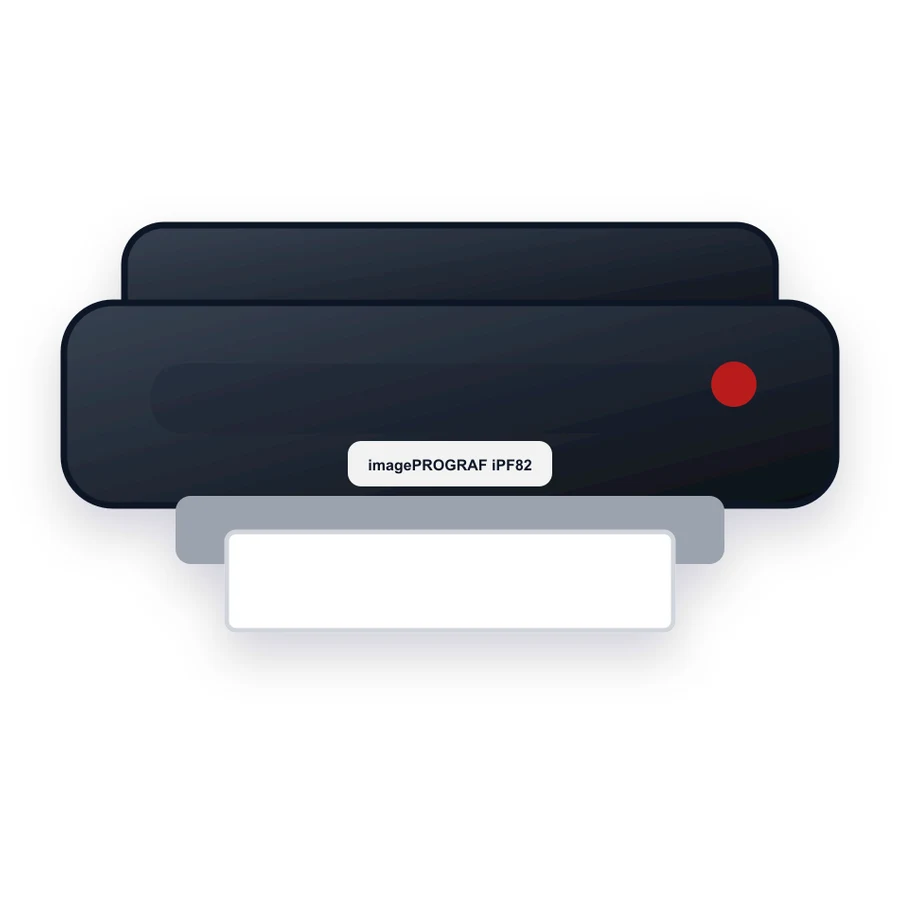 Canon imagePROGRAF iPF825 MFP printer illustration