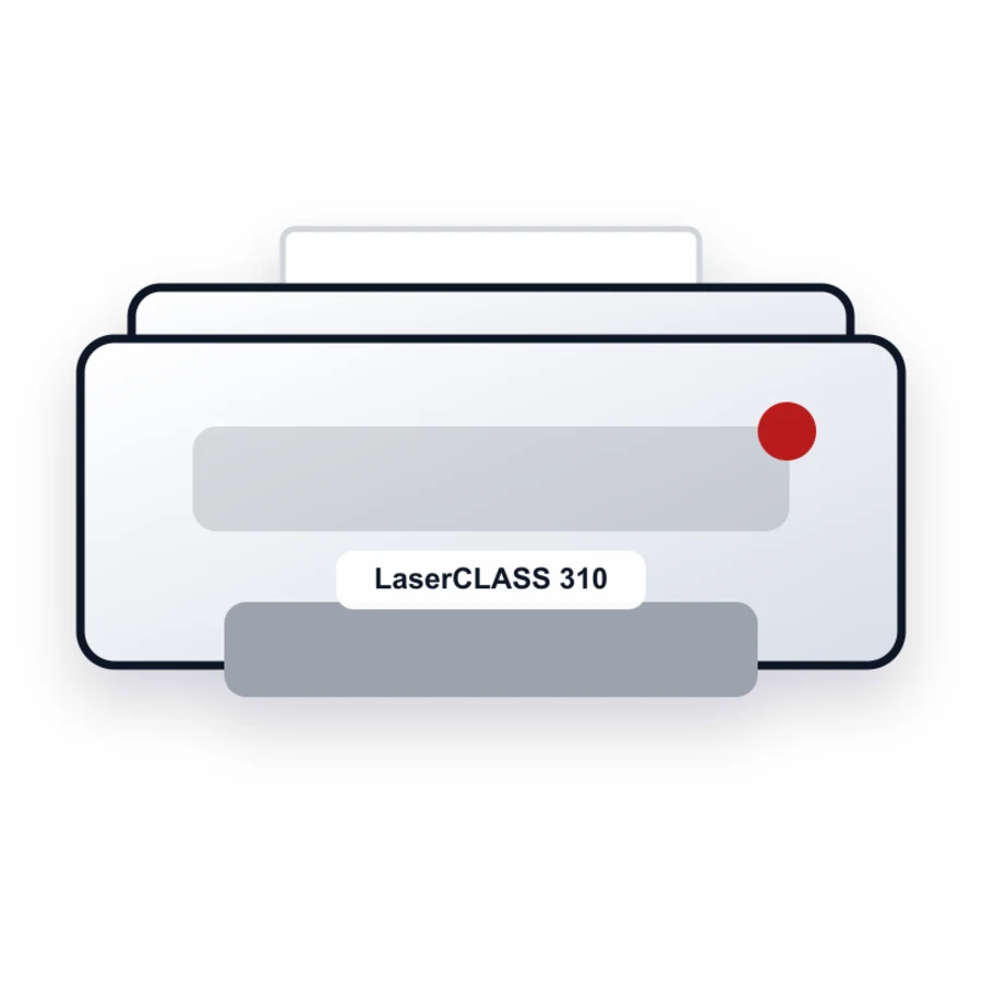 Canon LaserCLASS 310 printer illustration