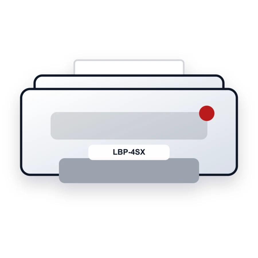 Canon LBP-4SX printer illustration
