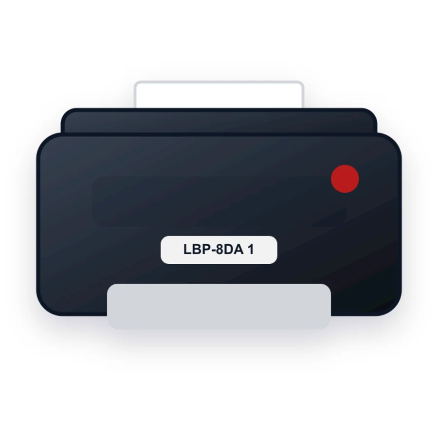 Canon LBP-8DA 1 printer illustration