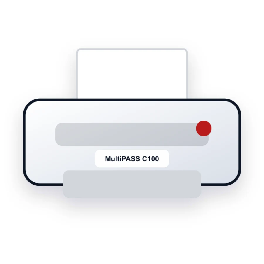 Canon MultiPASS C100 printer illustration