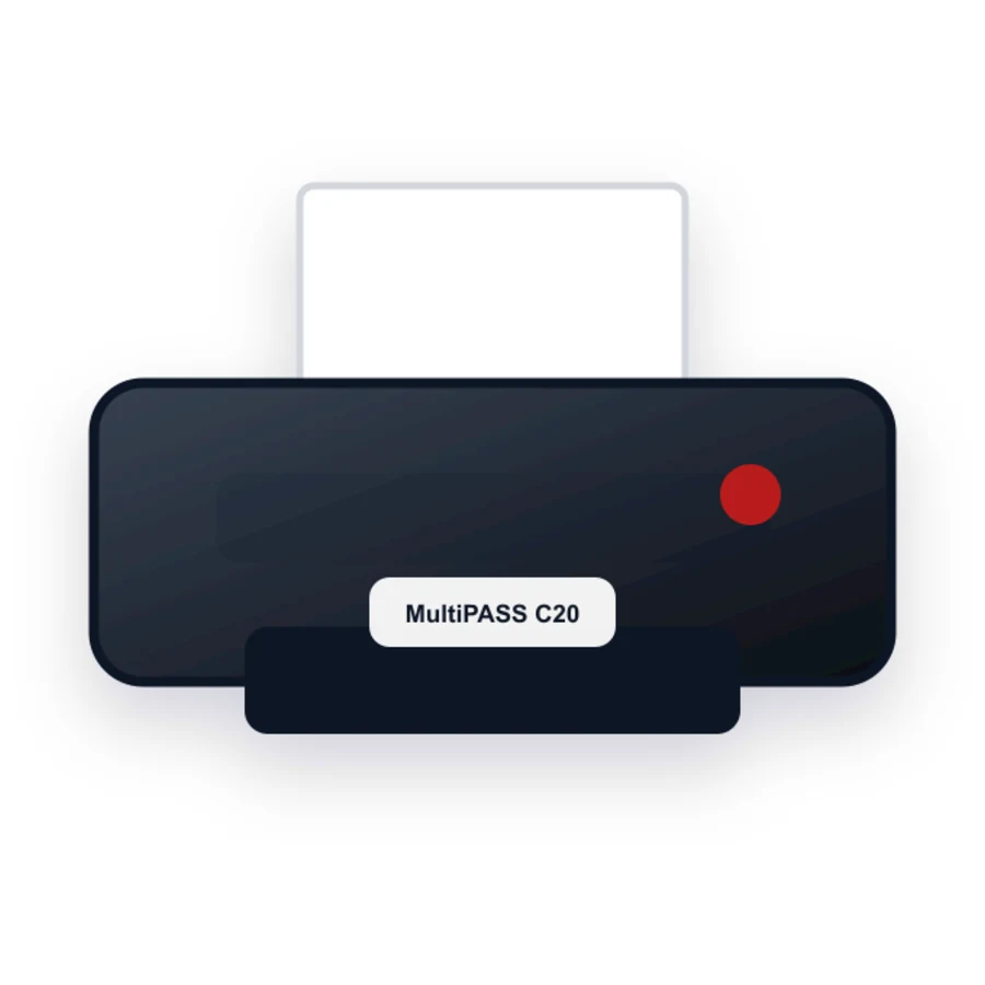 Canon MultiPASS C20 printer illustration
