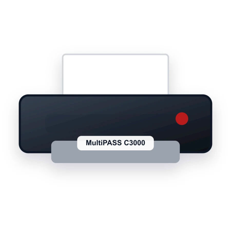 Canon MultiPASS C3000 printer illustration