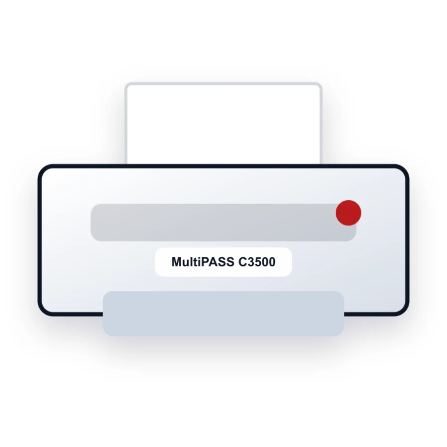 Canon MultiPASS C3500 printer illustration