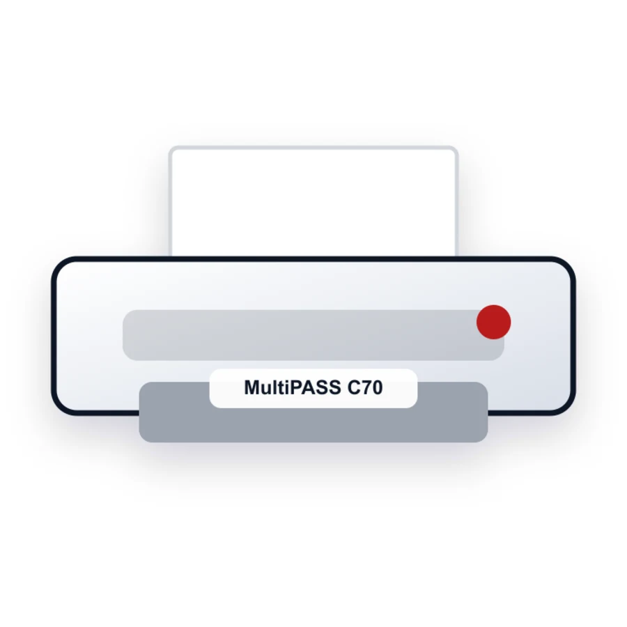 Canon MultiPASS C70 printer illustration