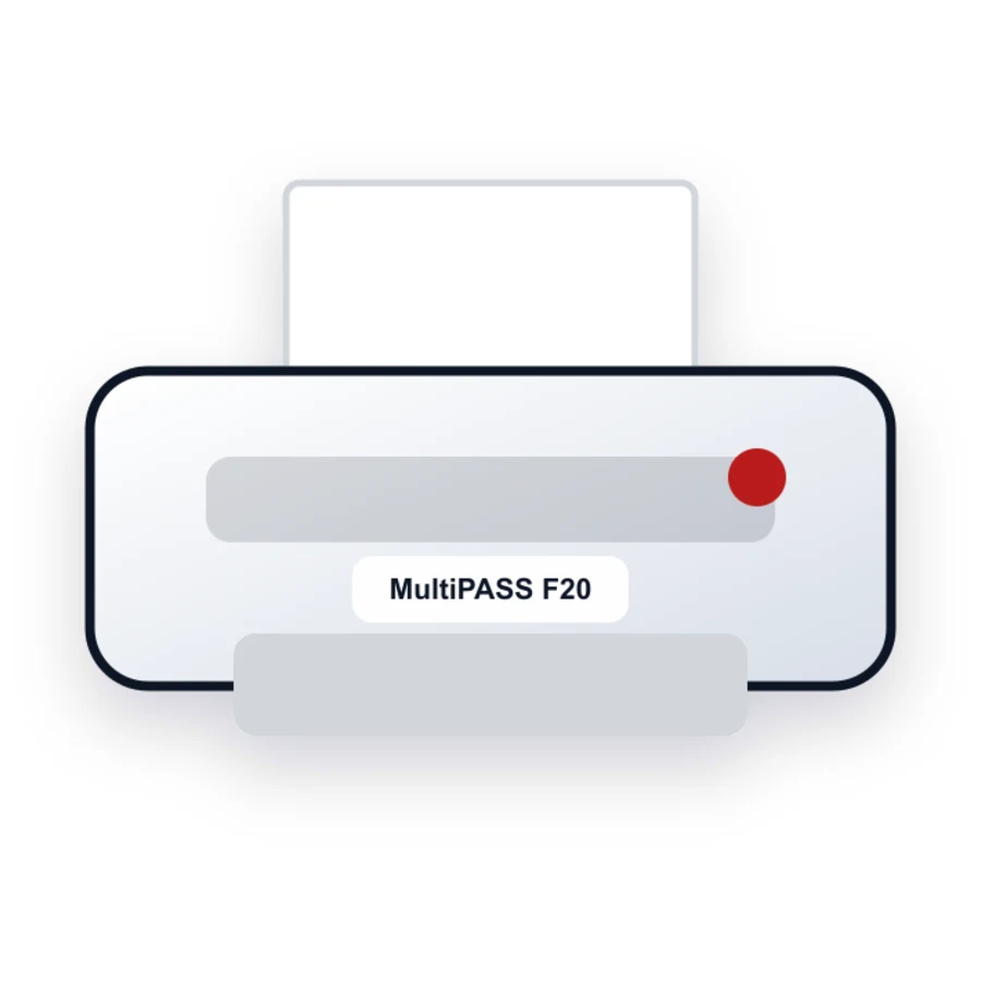 Canon MultiPASS F20 printer illustration