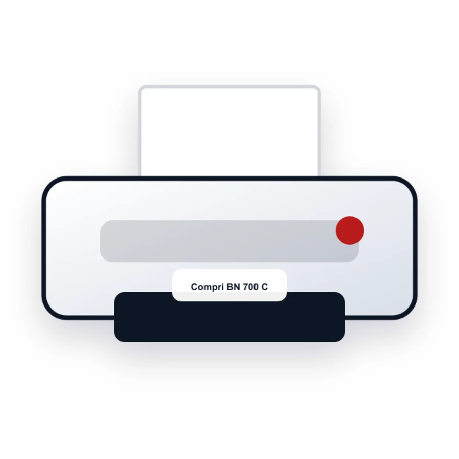 Canon Compri BN 700 C printer illustration