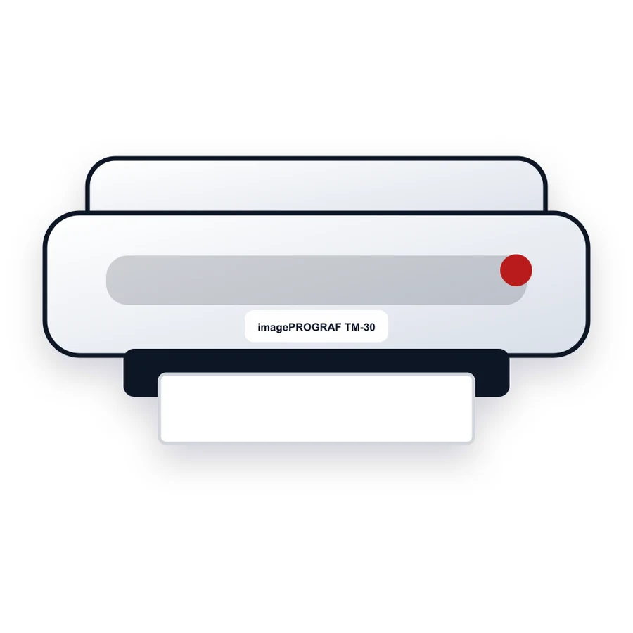 Canon imagePROGRAF TM-300 MFP L36ei printer illustration