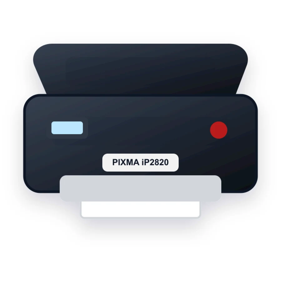 Canon PIXMA iP2820 printer illustration