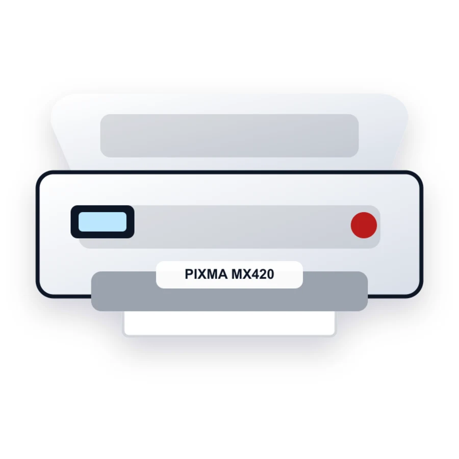 Canon PIXMA MX420 printer illustration