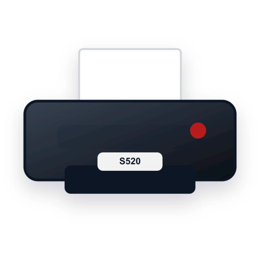 Canon S520 printer illustration