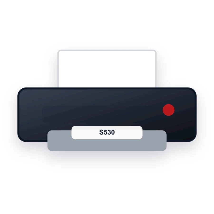 Canon S530 printer illustration