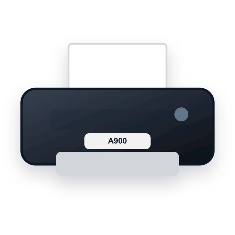 Compaq A900 printer illustration