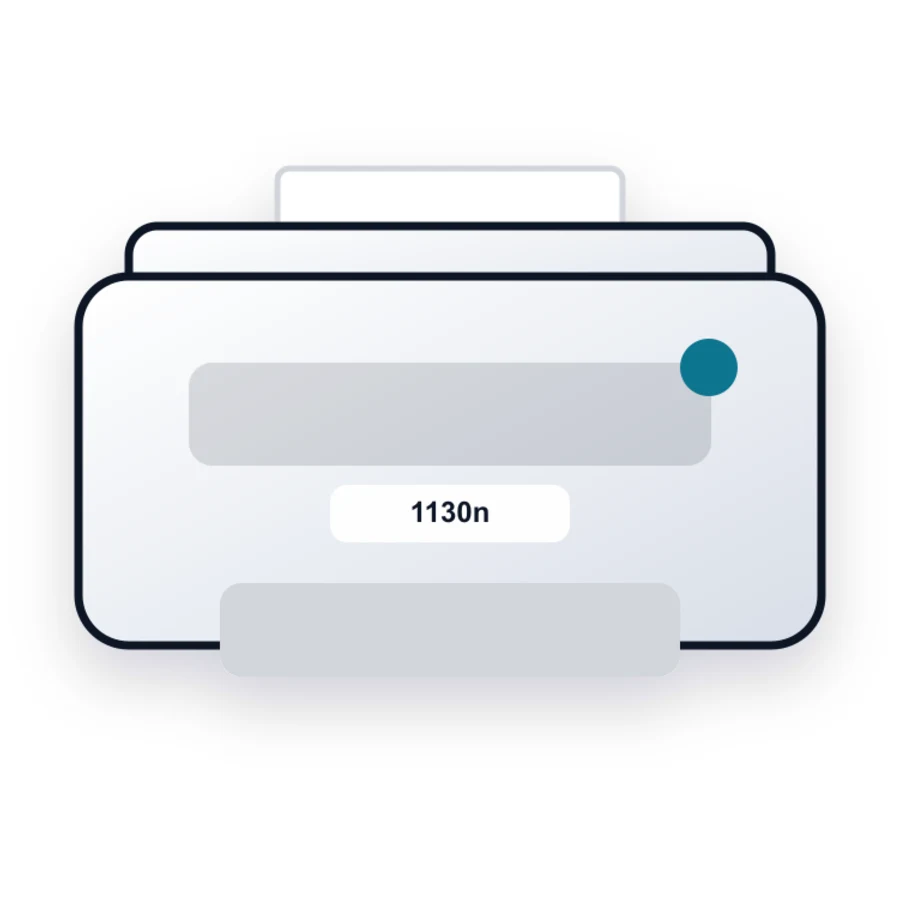 Dell 1130n printer illustration