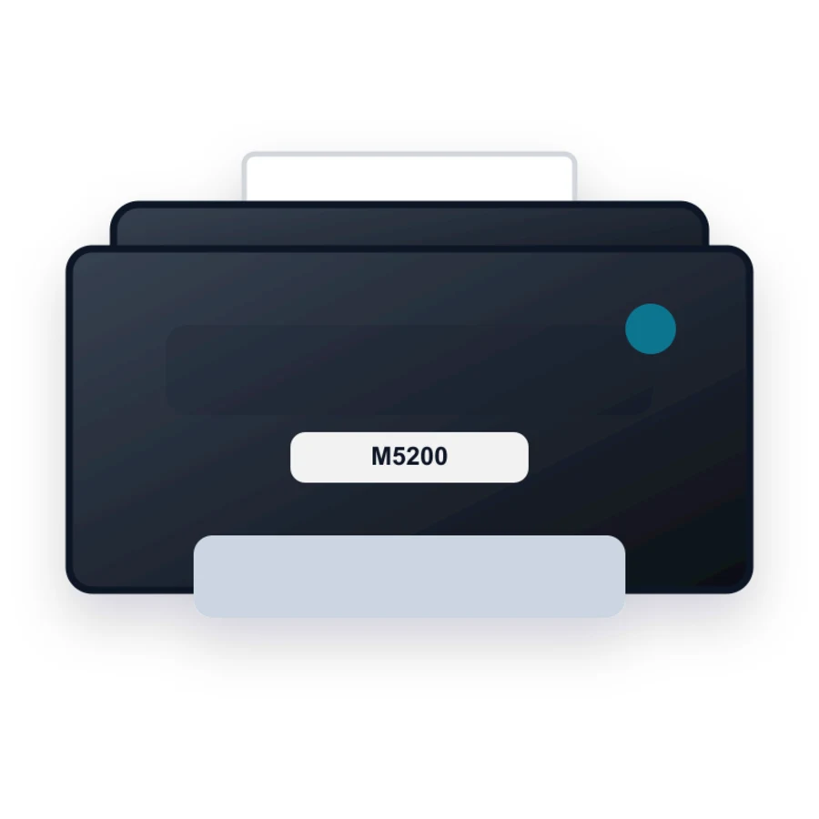 Dell M5200 printer illustration