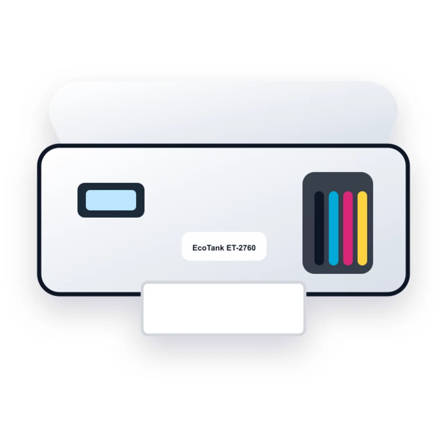 Epson EcoTank ET-2760 printer illustration