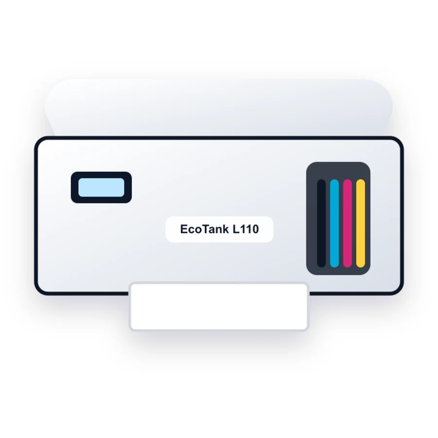 Epson EcoTank L110 printer illustration