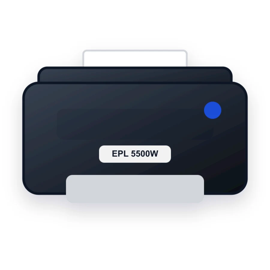 Epson EPL 5500W printer illustration