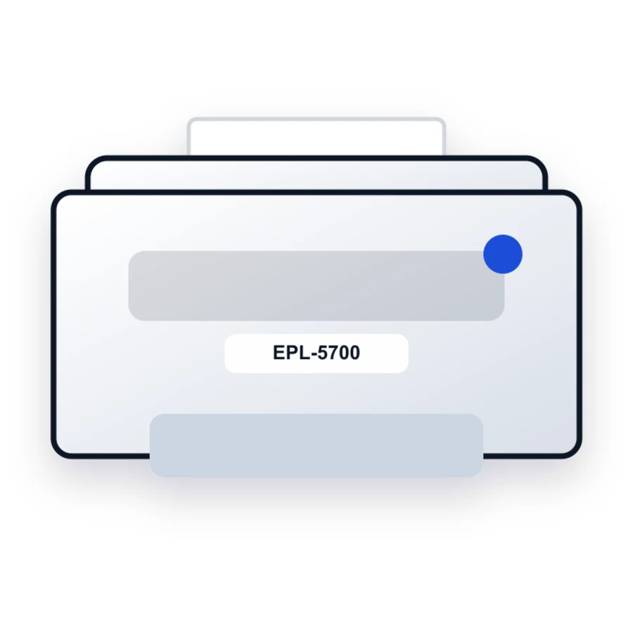 Epson EPL-5700 printer illustration