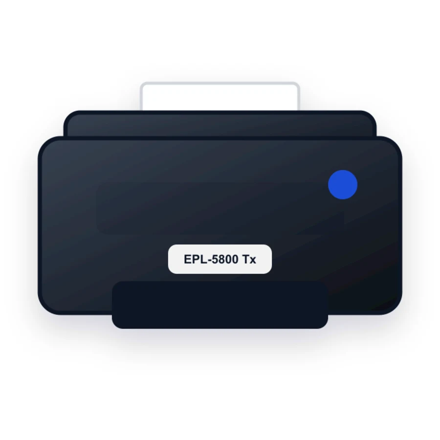 Epson EPL-5800 Tx printer illustration