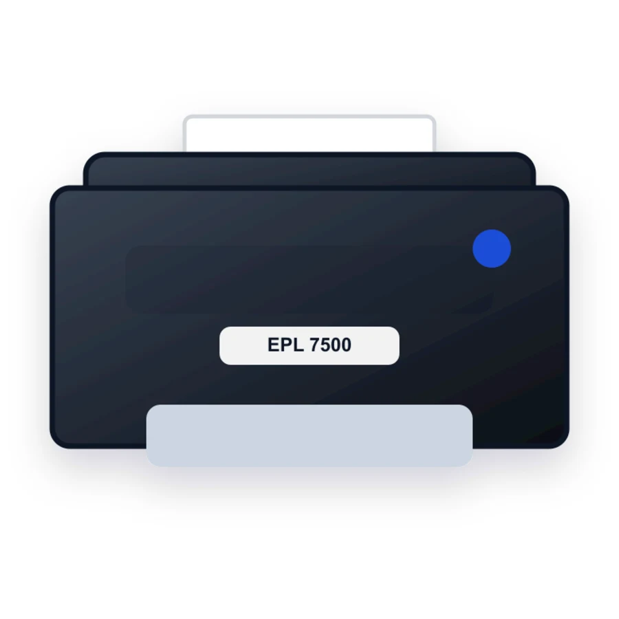 Epson EPL 7500 printer illustration