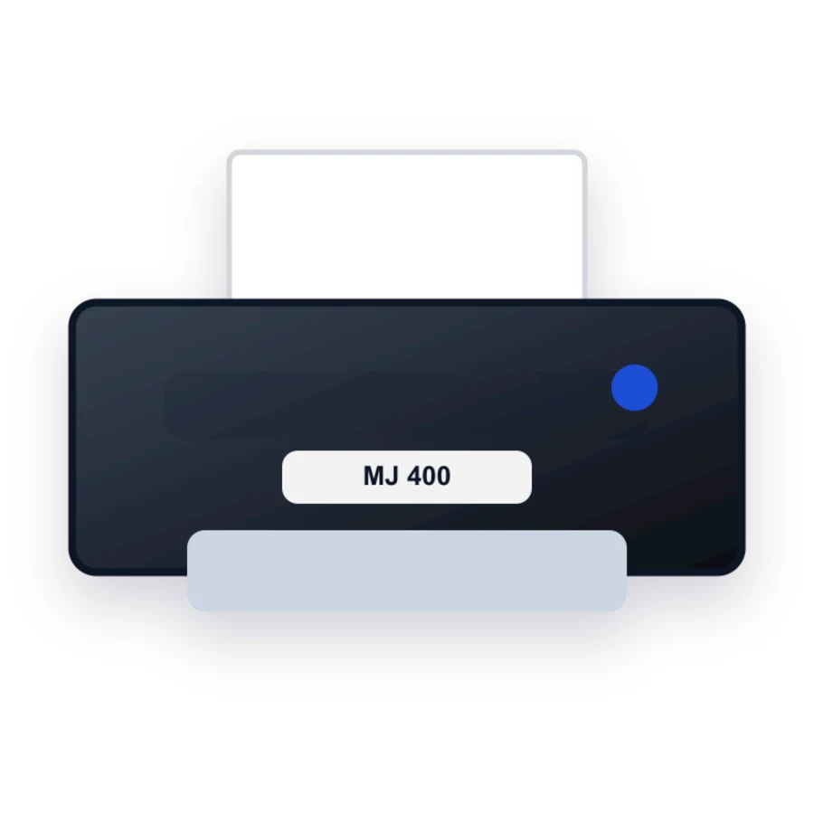 Epson MJ 400 printer illustration