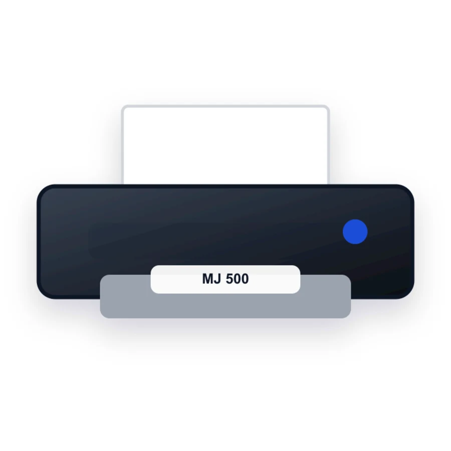 Epson MJ 500 printer illustration