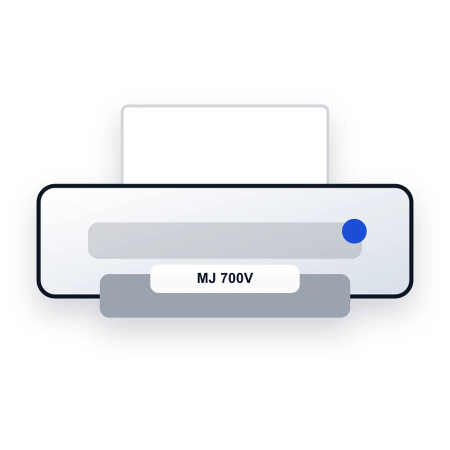 Epson MJ 700V printer illustration